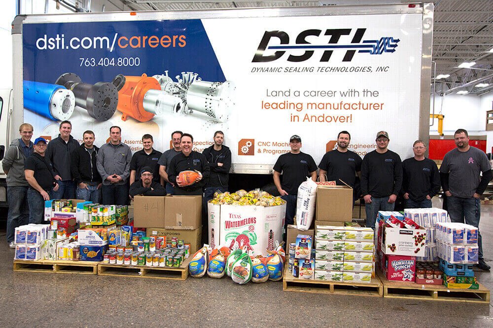 Related Photo: DSTI Donates 3,400 Pounds to NACE Foodshelf This Holiday Season