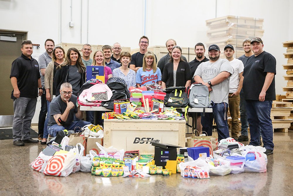 Related Photo: DSTI Employees Help Homeless Students Gear Up for Back to School