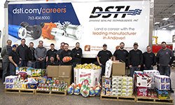 DSTI Donates 3,400 Pounds to NACE Foodshelf This Holiday Season